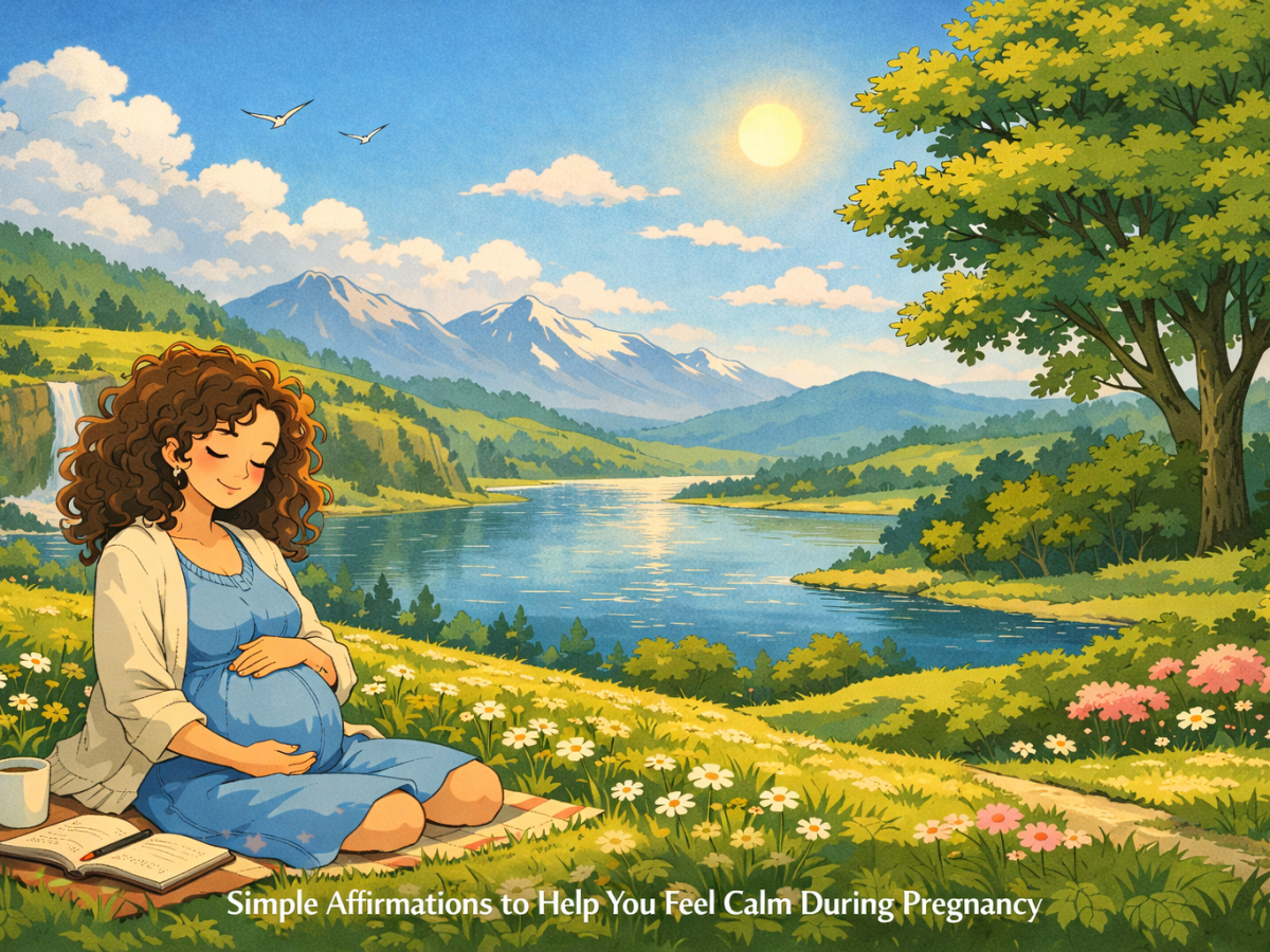 Simple Affirmations to Help You Feel Calm During&nbsp;Pregnancy
